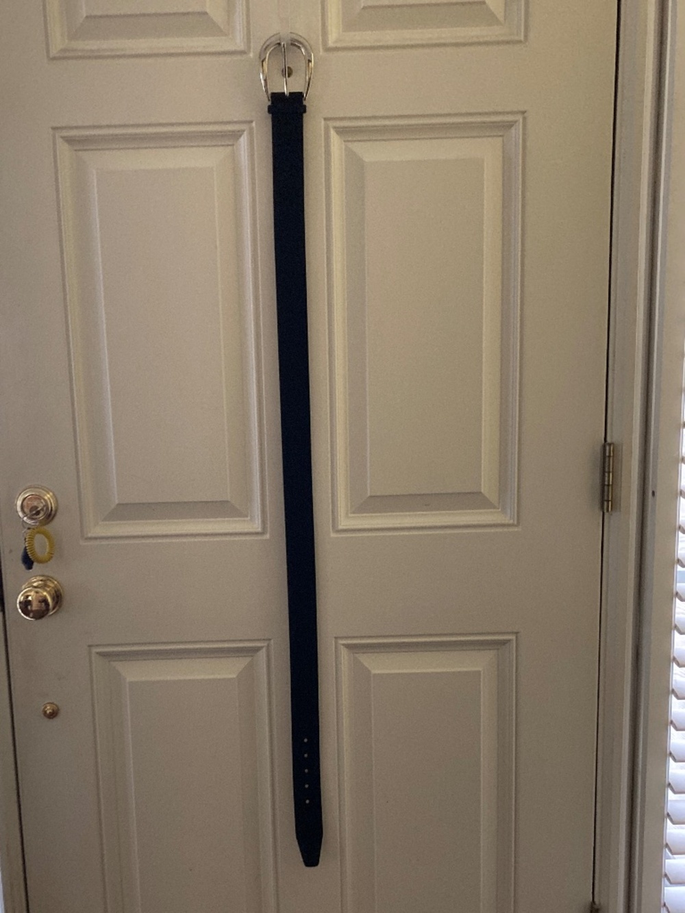 Michael Kors Black Suede Belt/Genuine Leather/Silver Tone Buckle/553309/XL/NWT! - Picture 9 of 9